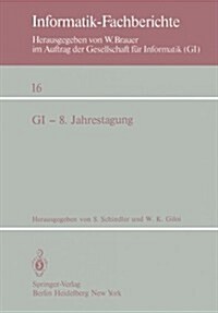 GI -- 8. Jahrestagung: Berlin 1978 (Paperback)