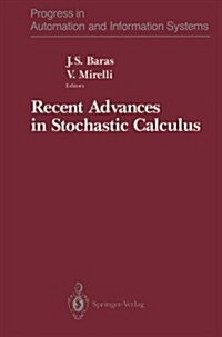 Recent Advances in Stochastic Calculus (Paperback, Softcover Repri)