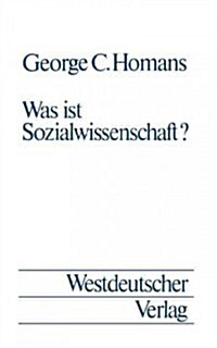 Was Ist Sozialwissenschaft? (Paperback, 2, 2. Aufl. 1969)