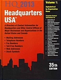 Headquarters USA 2013 (Hardcover, 35)