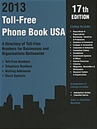 Toll-Free Phone Book USA 2013 (Paperback, 17)