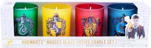 Harry Potter: Hogwarts Houses Glass Votive Candle Set (Other)