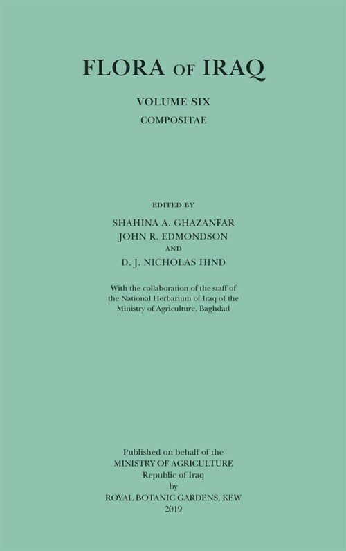 [중고] Flora of Iraq Volume 6 : Compositae (Paperback)