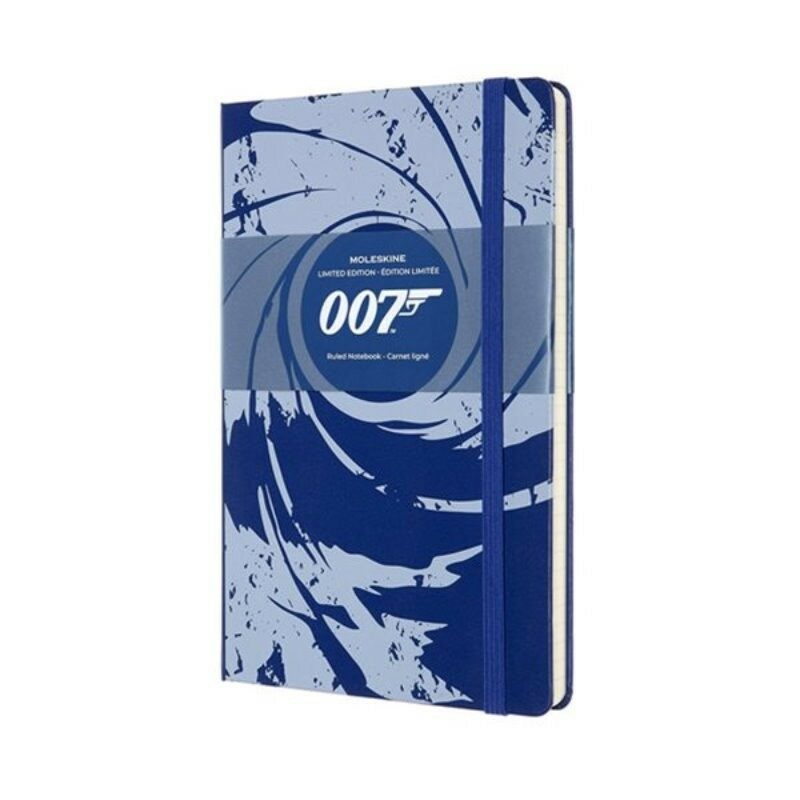 Moleskine Limited Edition Notebook James Bond, Large, Ruled, Blue (5 X 8.25) (Other)