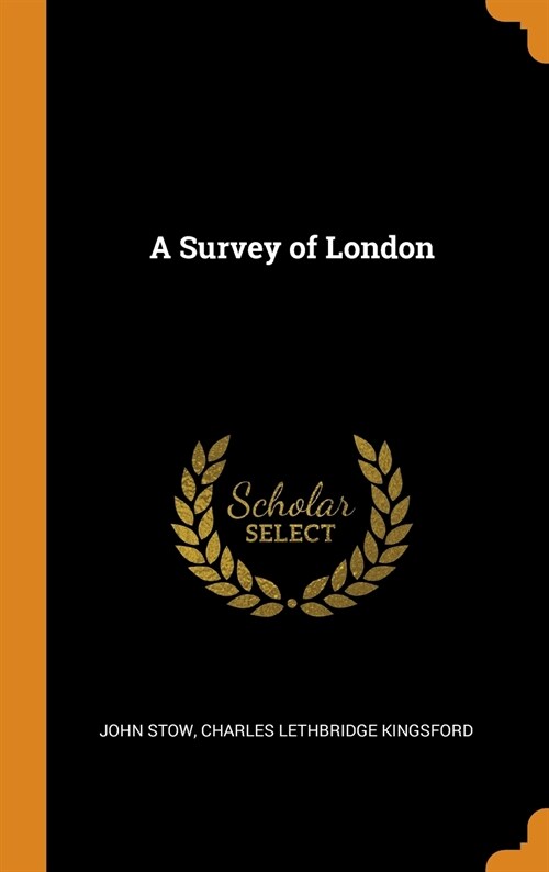 A Survey of London (Hardcover)