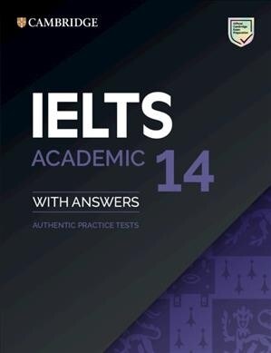 IELTS 14 Academic Students Book with Answers without Audio : Authentic Practice Tests (Paperback)