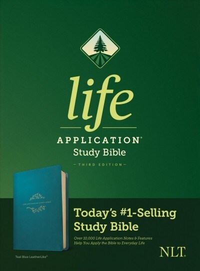 NLT Life Application Study Bible, Third Edition (Leatherlike, Teal Blue) (Imitation Leather)