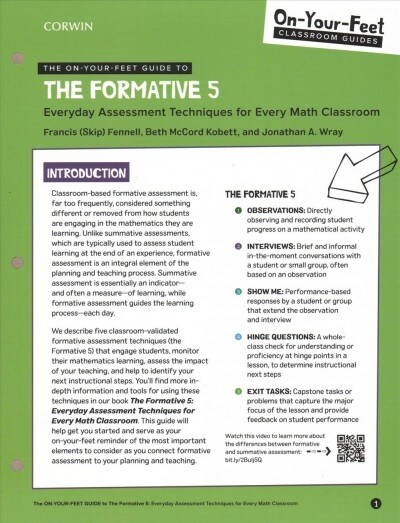 The On-Your-Feet Guide to the Formative 5: Everyday Assessment Techniques for Every Math Classroom (Loose Leaf)