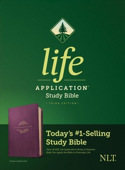 NLT Life Application Study Bible, Third Edition (Leatherlike, Purple) (Imitation Leather)