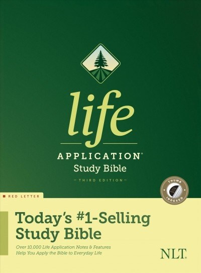 NLT Life Application Study Bible, Third Edition (Red Letter, Hardcover, Indexed) (Hardcover)