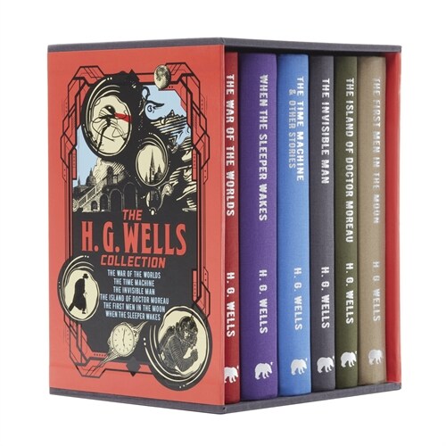 The H. G. Wells Collection: Deluxe 6-Book Hardcover Boxed Set (Boxed Set)