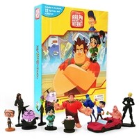 My Busy Book : Disney Wreck-It Ralph 2 디즈니 주먹왕 랄프 2 인터넷 속으로 비지북 (미니피규어 12개 + 놀이판)