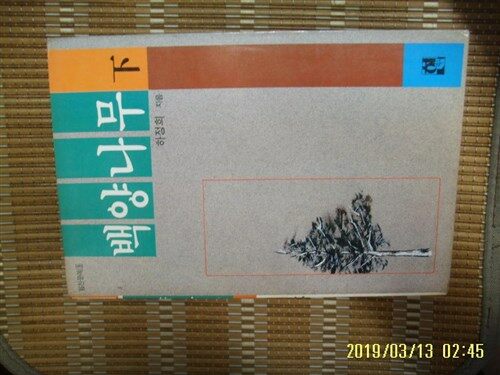 [중고] 도서출판 힘 / 백양나무 (하) / 하정희 지음 -90년.초판. 설명란참조