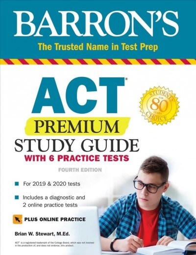 ACT Premium Study Guide with 6 Practice Tests (Paperback, 4)