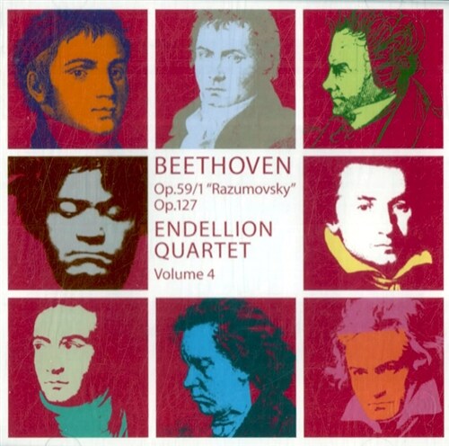 [수입] 베토벤 : 현악 사중주 Op.59 No.1 라주모프스키, Op.127