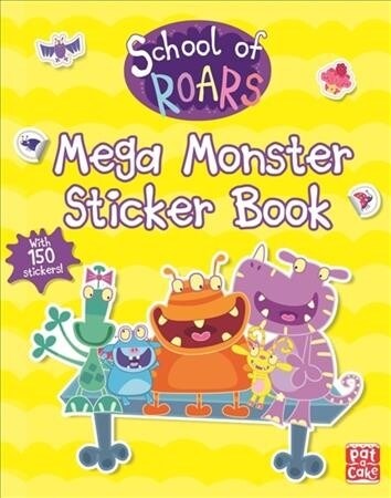 School of Roars: Mega Monster Sticker Book (Paperback)