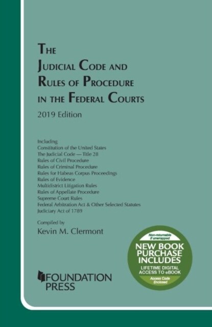 The Judicial Code and Rules of Procedure in the Federal Courts, 2019 (Paperback)