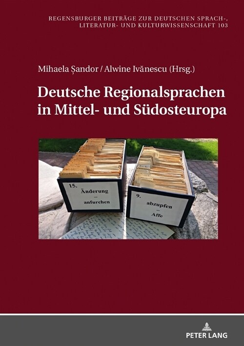 Deutsche Regionalsprachen in Mittel- Und Suedosteuropa (Hardcover)