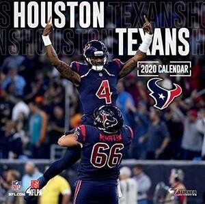 Houston Texans: 2020 12x12 Team Wall Calendar (Wall)