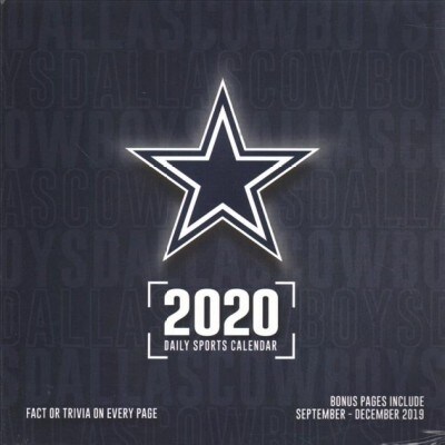 Dallas Cowboys: 2020 Box Calendar (Daily)