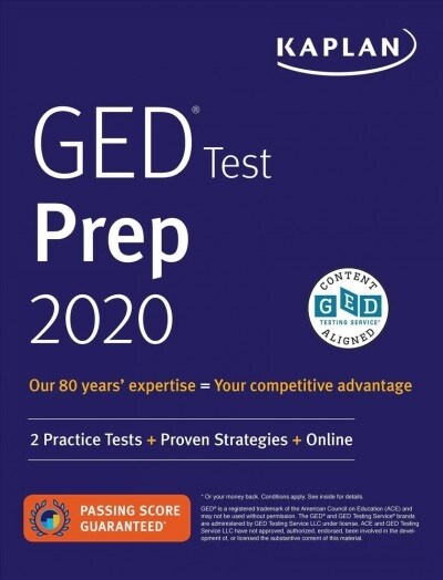 GED Test Prep 2020: 2 Practice Tests + Proven Strategies + Online (Paperback, Revised, Revise)