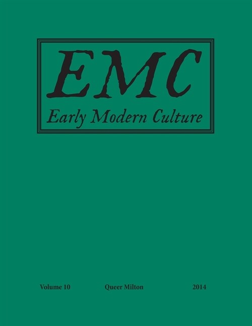 Early Modern Culture:: Vol. 10 (Paperback)