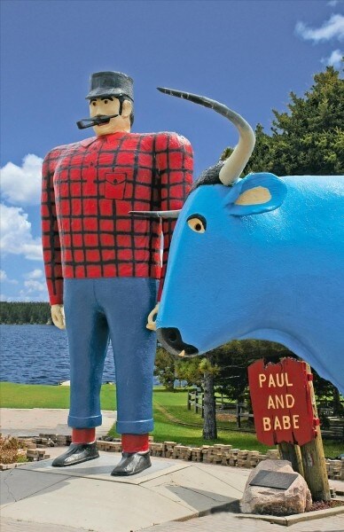 Paul Bunyan and Babe Blank Journal (Hardcover)