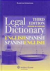 English/Spanish and Spanish/English Legal Dictionary (Hardcover, 3rd, Bilingual)