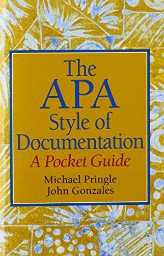 The APA Style of Documentation: A Pocket Guide (Paperback)