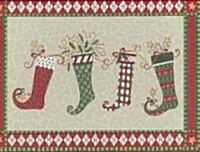 Holiday Cards: 20 Dancing Stockings (Cards, Deluxe)