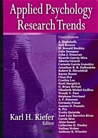 Applied Psychology Research Trends (Hardcover)