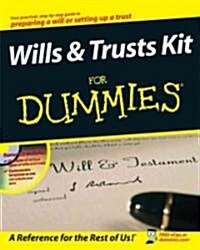 Wills and Trusts Kit for Dummies [With CDROM] (Hardcover)