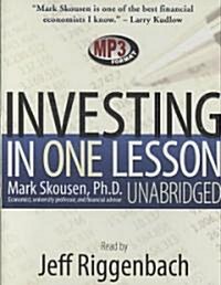 Investing in One Lesson (MP3 CD)