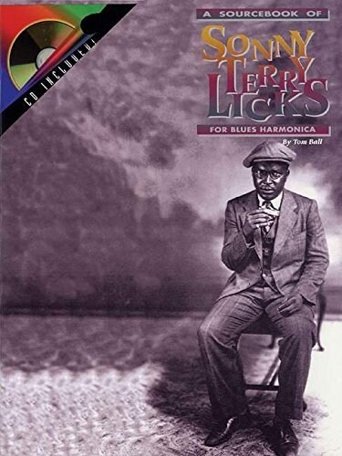 A Sourcebook of Sonny Terry Licks for Blues Harmonica (Paperback, Compact Disc)