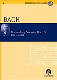 Brandenburg Concertos Nos. 1-3 BWV 1046-1048 (Paperback, Compact Disc)