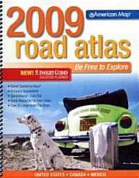 American Map 2009 Road Atlas Midsize (Paperback, Spiral)