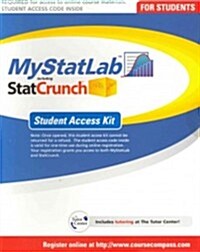 Mystatlab -- Standalone Access Card (Hardcover)