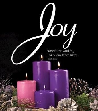 Joy Advent Candle Sunday 3 Bulletin, Large (Unbound)