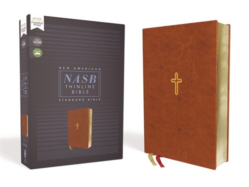 Nasb, Thinline Bible, Leathersoft, Brown, Red Letter Edition, 1995 Text, Comfort Print (Imitation Leather)
