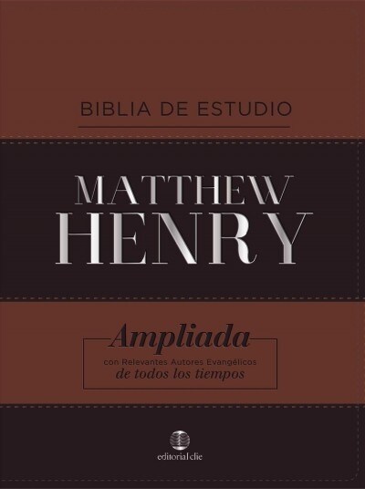 Rvr Biblia de Estudio Matthew Henry, Leathersoft, Cl?ica, Con ?dice (Leather)