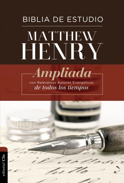 Rvr, Biblia de Estudio Matthew Henry, Tapa Dura, Interior a DOS Colores (Hardcover)