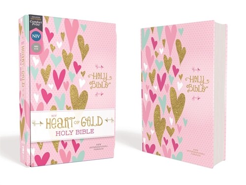 Niv, Heart of Gold Holy Bible, Hardcover, Red Letter Edition, Comfort Print (Hardcover)
