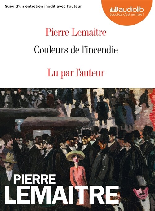 Couleurs de lincendie, lu par lauteur (French) (Audio CD)