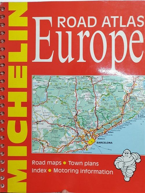 [중고] Michelin Road Atlas Europe (Spiral)