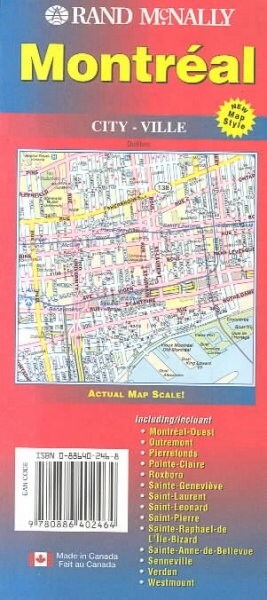 Rand McNally Montreal (Map)