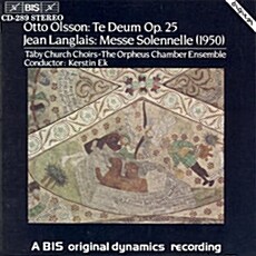 [수입] Otto Olsson: Te Deum, Op. 25 & Jean Langlais: Messe solennelle