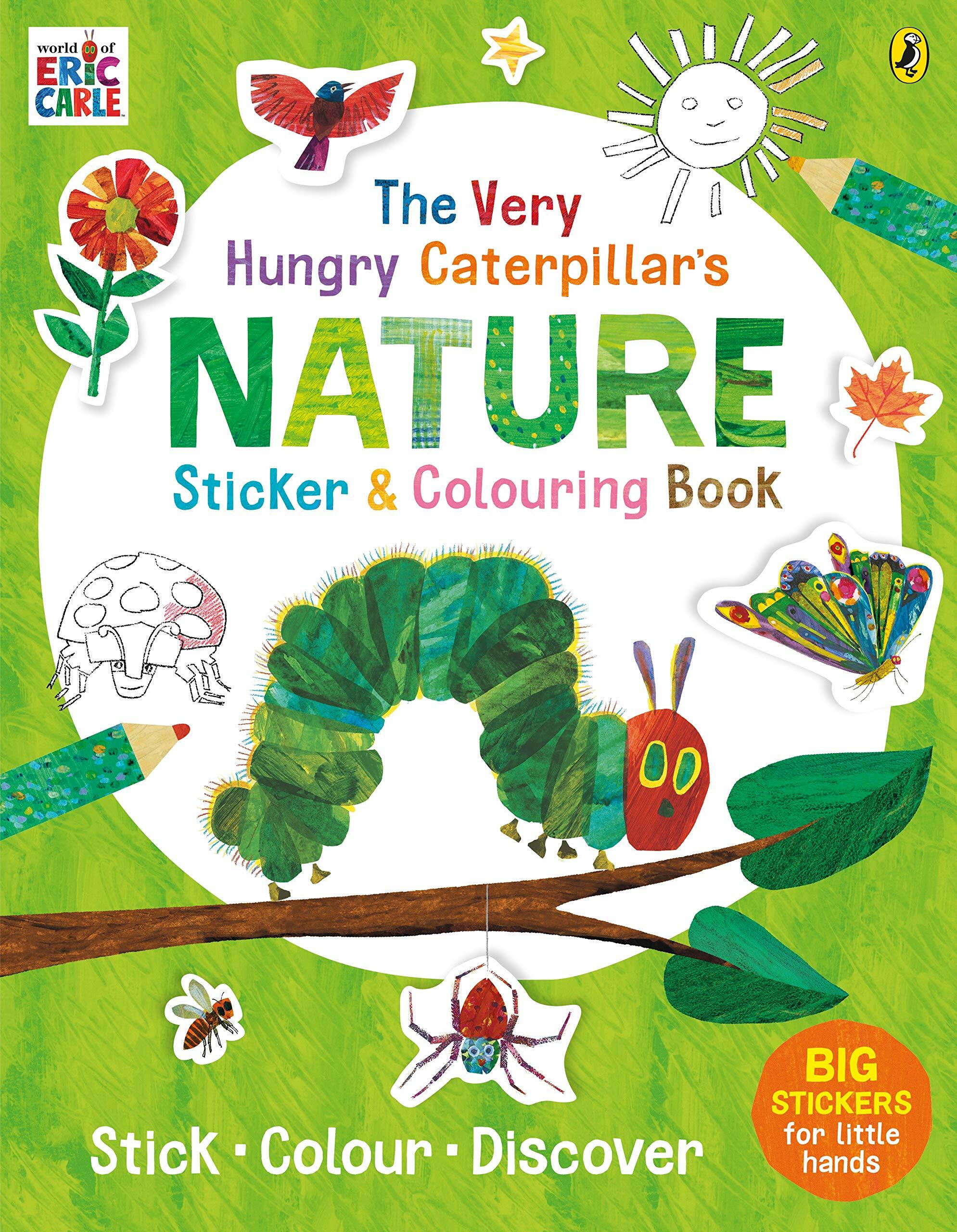 The Very Hungry Caterpillars Nature Sticker and Colouring Book (Paperback)