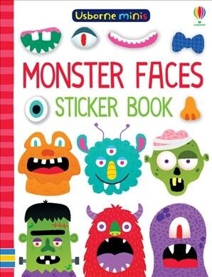 Monster Faces Sticker Book (Paperback)