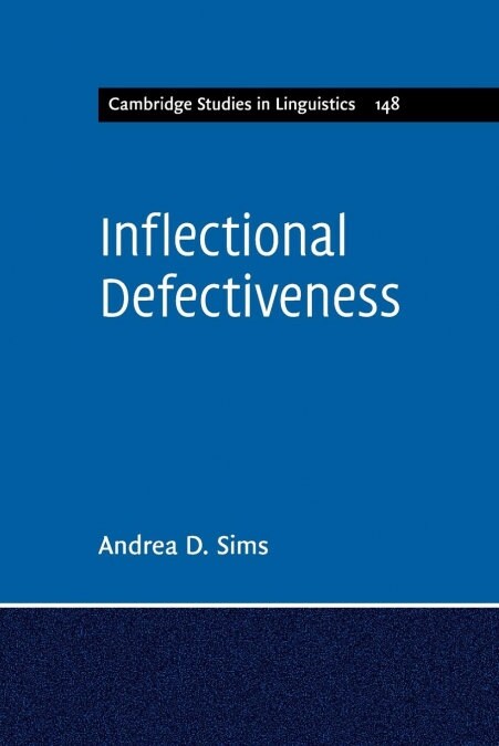 Inflectional Defectiveness (Paperback)