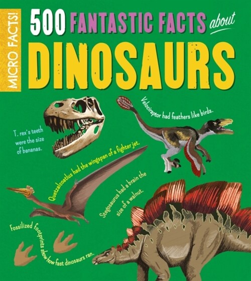 Micro Facts!: 500 Fantastic Facts About Dinosaurs (Paperback)